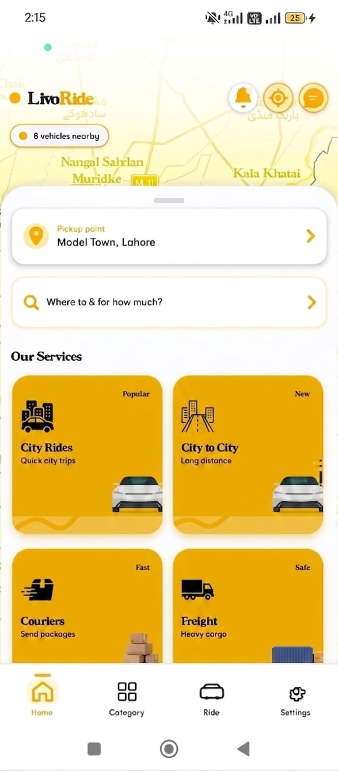 Driver app